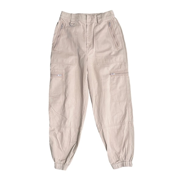 TNA Pants - TNA Khaki High Waisted Baggy Jogger Style Pants